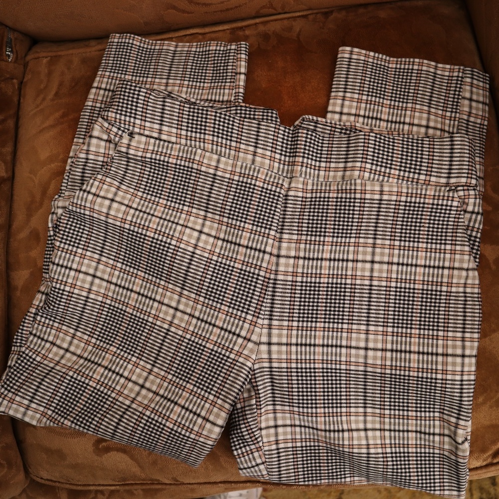 plaid slacks